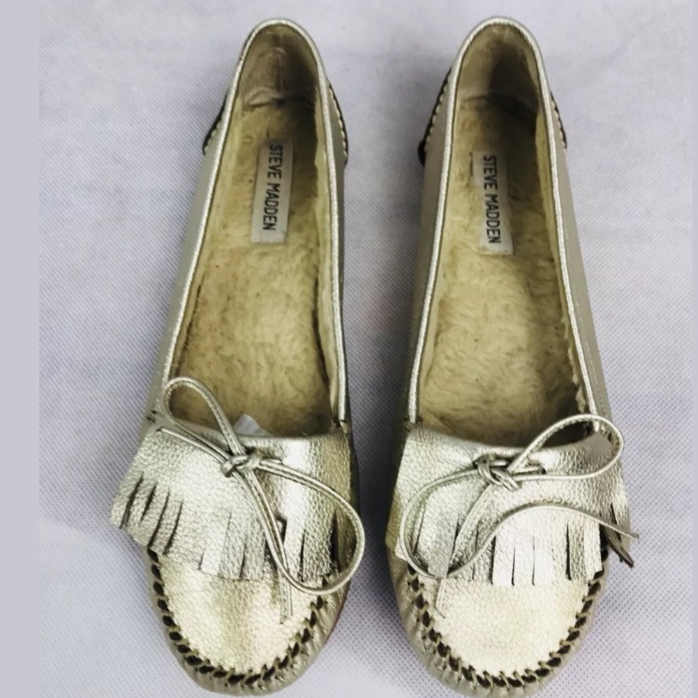 Steve Madden Climate Moccasins Shearling Loafers